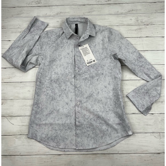 Lululemon Men’s Size M Airing Easy LS Short in Gray NEW - Picture 1 of 9